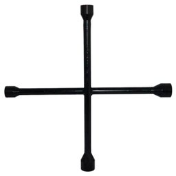 Chave de Roda Cruz Multifuncional em Aço Resistente 17mm 19mm 21mm 23mm - 1