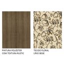 Ver imagem 7 de Kit 6 Cadeiras de Jantar 4290 Madesa - Rustic/lírio Bege