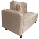 Ver imagem 3 de Recamier Cancun 140m Suede Bege Rosado - Dominic Decor