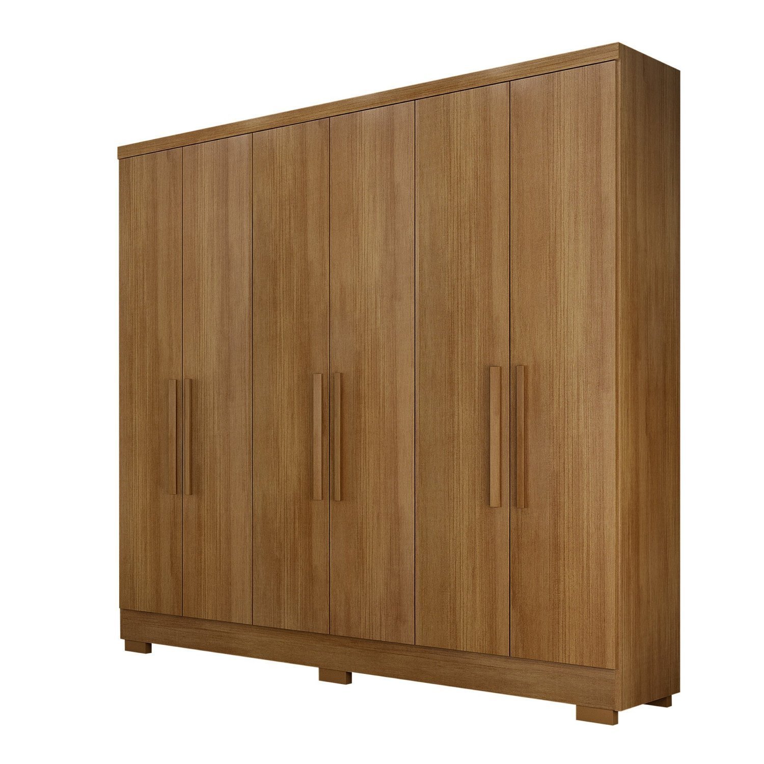 Guarda Roupa Casal 6 Portas 4 Gavetas Damasco Novo Horizonte - 3