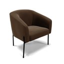 Ver imagem 4 de Cadeira Sala de Jantar Pé de Ferro Preto Kit 2 Stella Suede D03 - D’Rossi
