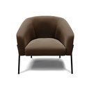 Ver imagem 1 de Cadeira Sala de Jantar Pé de Ferro Preto Kit 2 Stella Suede D03 - D’Rossi