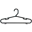 Ver imagem 1 de Kit com 50 Cabides Adulto Fixo Cavado Comac
