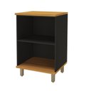 Ver imagem 3 de Balcão com Tampo 60cm 1 Porta para Cozinha Modulada Madri Preto/Chumbo