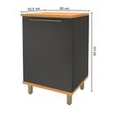 Ver imagem 4 de Balcão com Tampo 60cm 1 Porta para Cozinha Modulada Madri