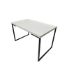 Mesa Estilo Industrial - Modelo Standard - 160x90x75cm - Cor Branco - 3
