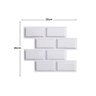 Placa 3d Pvc Decorativa Tijolinho 25x25cm - 30 Unidades - 3
