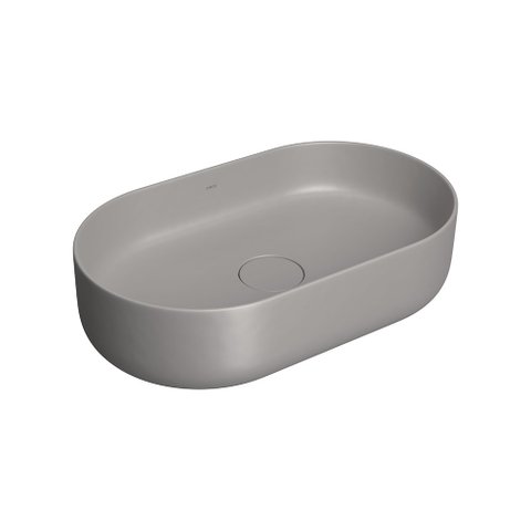 Cuba De Apoio Deca Slim 50X30 L.14050.85 Oval Soft Antracite