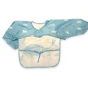 Ver imagem 2 de Babador Impermeável Manga Longa Blw Curta Kit 2unds Baleia Baby Babador Blw, Babador Avental, Babado