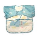 Ver imagem 3 de Babador Impermeável Manga Longa Blw Curta Kit 2unds Baleia Baby Babador Blw, Babador Avental, Babado