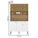 Ver imagem 3 de Cozinha C/ Portas e Gavetas Style Freijó / Supremo / Ripado