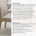 Ver mais imagens de Kit 6 Cadeiras de Jantar Estofadas Veludo Tessera Pés em Madeira Maciça Bege Amêndoa Clean/Naturale Creme