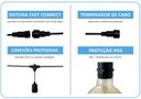 Ver imagem 5 de Varal de Luz Cordão 5m e 10 Lâmpadas Branco Quente