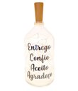 Ver imagem 1 de Garrafa decorada luminária Entrego, confio