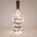 Ver imagem 3 de Garrafa decorada luminária Entrego, confio