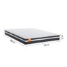 Cama Box Casal Qatar Colchão Inducol Molas MaxForce Pro 138x188x63cm  - 3