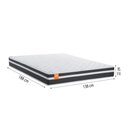Ver imagem 3 de Cama Box Casal Qatar Colchão Inducol Molas MaxForce Pro 138x188x63cm