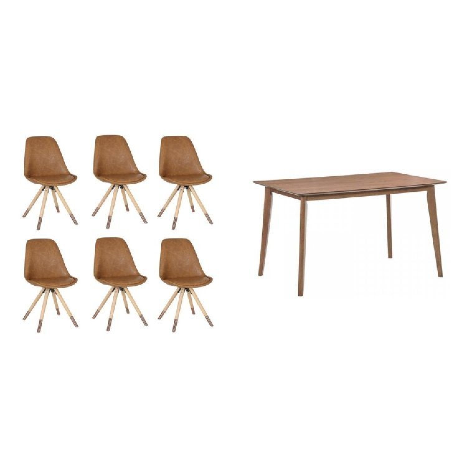 Conjunto Sala de Jantar Mesa Finlândia com 6 Cadeiras Luana - 2