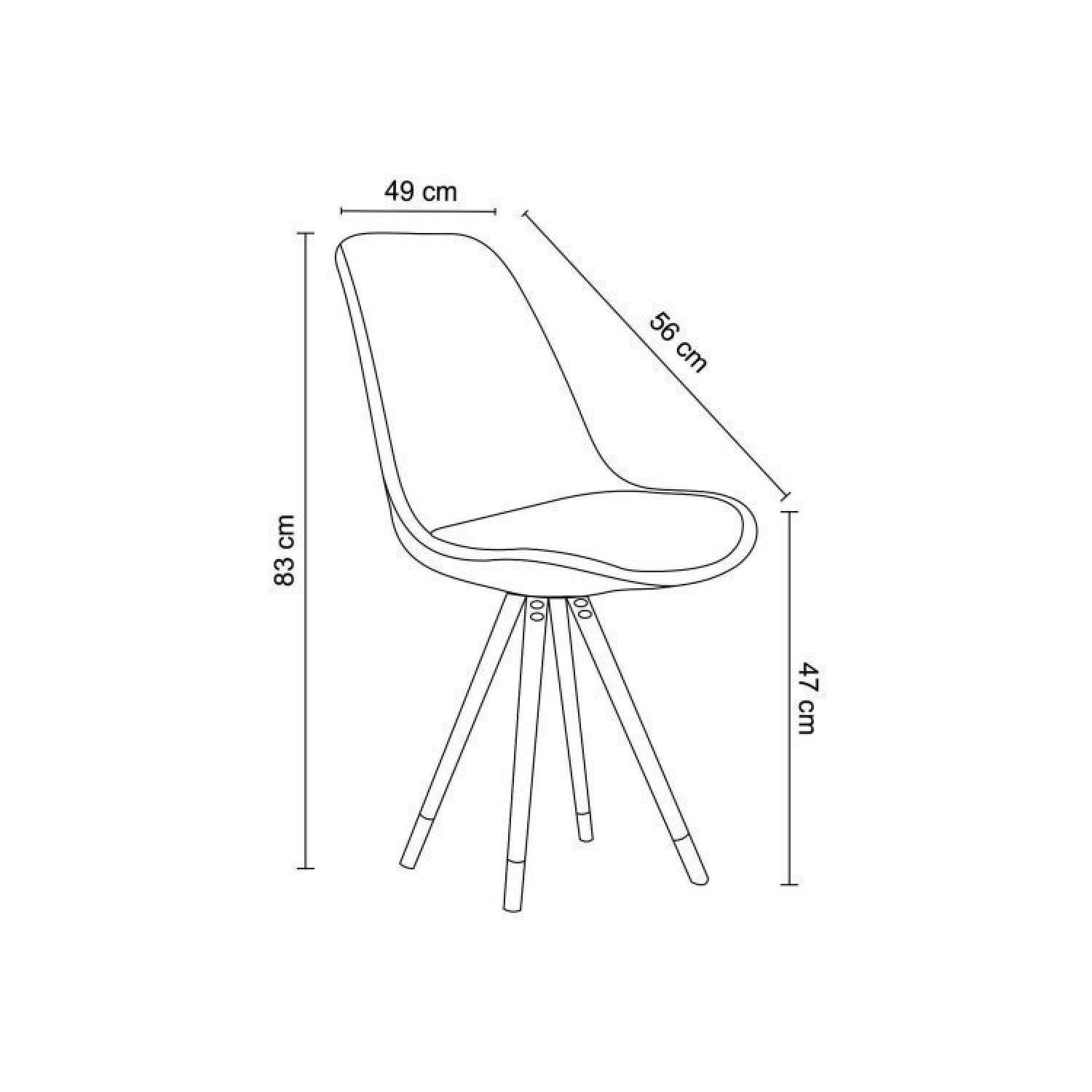 Conjunto Sala de Jantar Mesa Finlândia com 6 Cadeiras Luana - 11