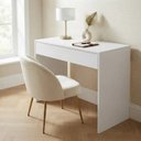 Ver imagem 1 de Mesa Office Infinity 1 Gaveta 80cm Branco Line