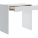 Ver imagem 3 de Mesa Office Infinity 1 Gaveta 80cm Branco Line