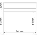 Ver imagem 5 de Mesa Office Infinity 1 Gaveta 80cm Branco Line