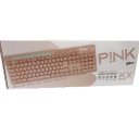 Ver imagem 6 de Teclado Rosa P/ Computador Notebook com Suporte de Celular