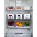 Ver mais imagens de Kit 2 Organizadores de Geladeira com Escorredor 5l Caixas Plásticas para Legumes Clear Fresh ou