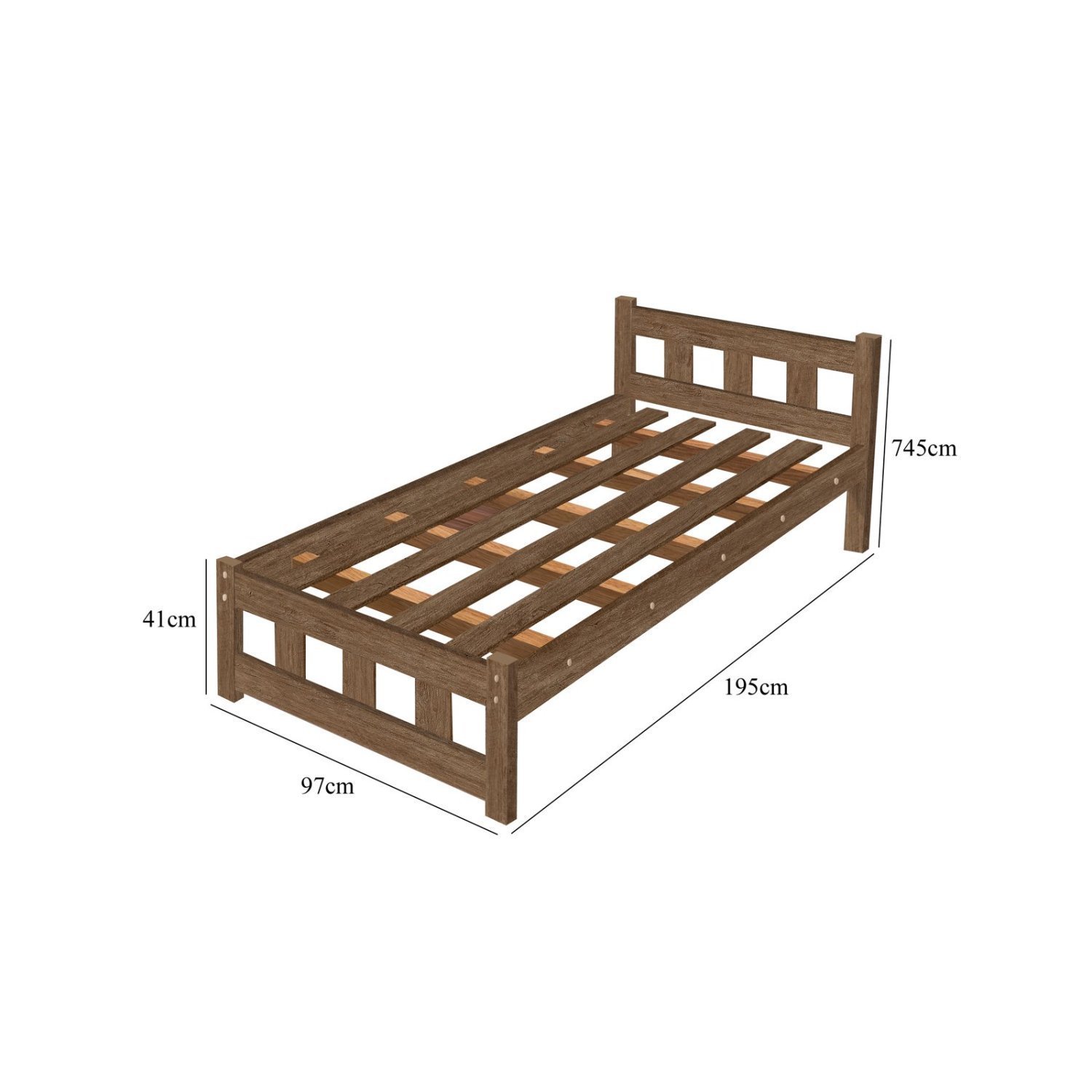 Cama Solteiro Pop Carmolar - 3