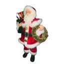 Ver imagem 2 de Papai Noel Colection Tradicional Guirlanda 30cm