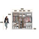 Ver imagem 5 de Guarda Roupa Casal 6 Portas 4 Gavetas com Espelho Lottus Novo Horizonte