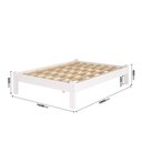 Ver imagem 2 de Cama Casal Turca New Madeira Maciça Cor Branco