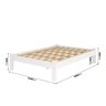 Cama Casal Turca New Madeira Maciça Cor Branco - 2