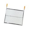 Grelha Especial Inox Moeda 40x45 para Churrasco Cabo Madeira - Gudim - 1