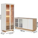 Ver mais imagens de Buffet Vitoria E Cristaleira Off White Freijo Clb Off White