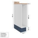 Ver imagem 3 de Balcão Porta Tempero Planejado 20cm com Tampo Arizona CabeCasa MadeiraOriginals Azul/Branco