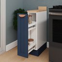 Ver imagem 4 de Balcão Porta Tempero Planejado 20cm com Tampo Arizona CabeCasa MadeiraOriginals Azul/Branco