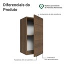 Ver imagem 3 de Armário Aéreo para Quarto 35 cm 1 Porta Rustic Neo Madesa