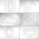 Ver imagem 2 de Lampada Luminaria Quantica 5 Led Hexagonal Touch Modular