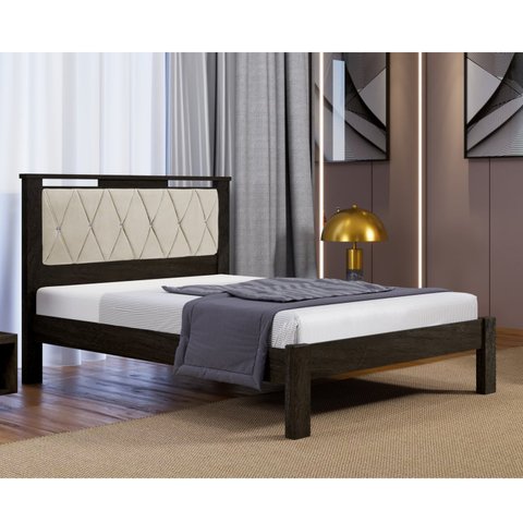 Cama Casal com Cabeceira Estofada Alaska 