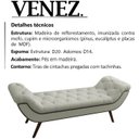 Ver imagem 3 de Puff Recamier 160 cm Pes Palito Venez Linho SL 76 Peer