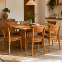 Ver imagem 1 de Kit 6 Cadeira de Jantar Madeira Maciça Floripa Estofada Premium Ergonomica Confortável Di Franco