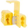 100 X Conector Derivação Emenda Cabos Fios Amarelo - 4 a 6mm - 3