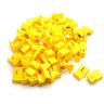 100 X Conector Derivação Emenda Cabos Fios Amarelo - 4 a 6mm - 5