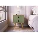 Ver imagem 4 de Mesa de Cabeceira 2 Gavetas Amber 