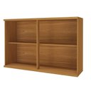 Ver imagem 3 de Armário Aéreo 2 Portas 120cm com Vidros Reflecta para Cozinha Modulada Madri Amarelo/Freijó