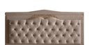 Ver imagem 1 de Cabeceira de Cama Box Painel Helena Casal 140 Cm Retro Capitonê Botão Encapados Suede Capuccino Eli
