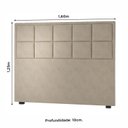 Ver imagem 3 de Cabeceira para Cama Box Queen Veludo Pastel Malibu Viero Móveis