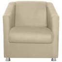 Ver imagem 4 de Poltrona Decorativa Bia Suede Bege MPassos