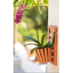 Jardim Vertical Retangular Vaso Redondo - 2